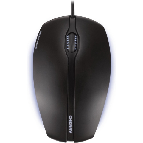 CHERRY Gentix Illuminated Muis USB Optisch Zwart 3 Toetsen 1000 dpi Verlicht
