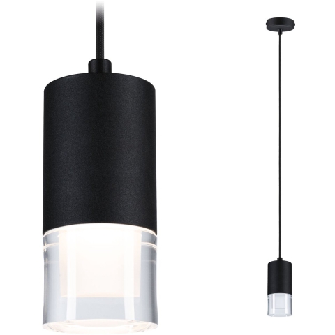 Paulmann Kame 79997 LED-hanglamp LED 9 W Zwart