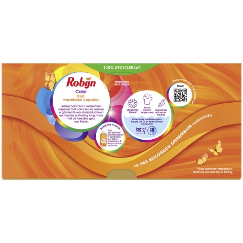 Robijn Wascapsules 3-in-1 Color 26 stuks