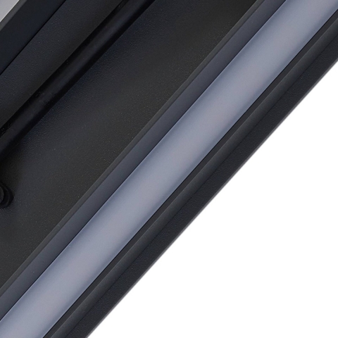 Lucande - Melira LED Buiten Wandlamp 100cm Antraciet