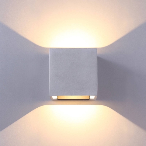Lucande - Riak Buiten Wandlamp Concrete