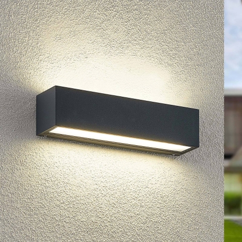 Arcchio - Lengo LED Buiten Wandlamp Up/Down L25 CCT Grafit