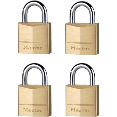 Masterlock 4 x 20mm padlocks ref. 120EURD - keyed alike padlocks - 120EURQNOP