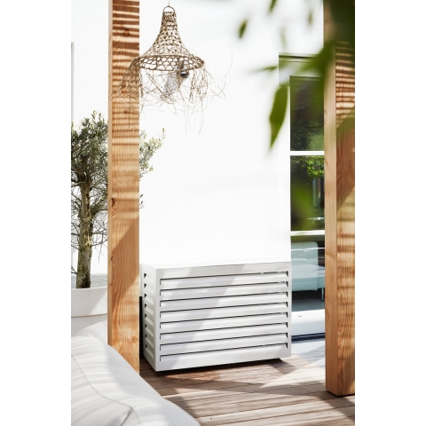 Evolar Achterplaat voor Airco Omkasting Wit Large