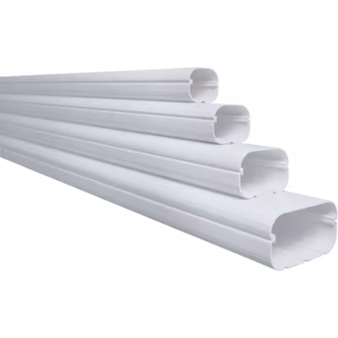 Evolar Airco Leidinggoot Wit - 75x63MM - lengte 1 Meter
