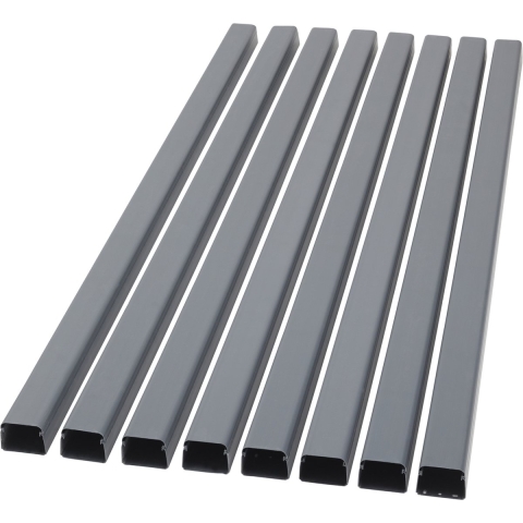 Evolar Airco leidinggoot Donker Antraciet -90 x 65 MM - Lengte 2 Meter - Doos 8 stuks