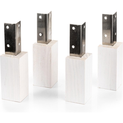 Evolar Opstelvoetjes Airco Omkasting Wit Wood