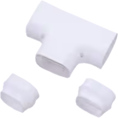 Evolar Airco T-stuk - Wit - 75 x 63 MM