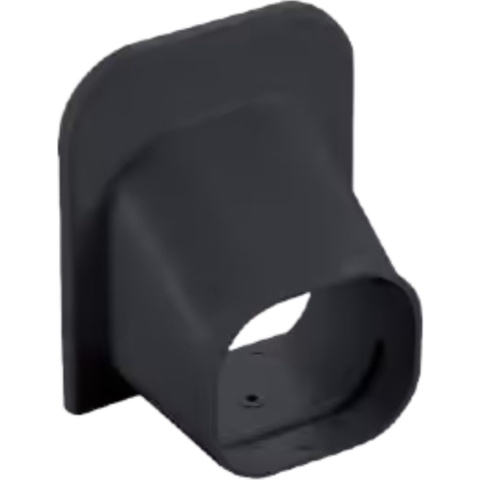 Evolar Airco Plafond-/wandeindstuk - Zwart - 75 x 63 MM