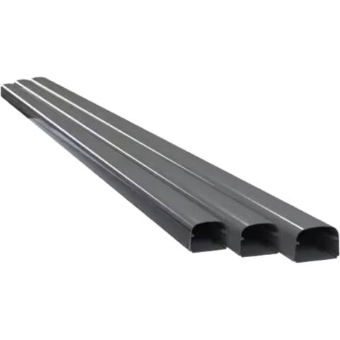 Evolar Airco Leidinggoot  Donker Antraciet - 75X56MM - Lengte 1,5 Meter