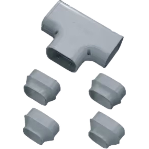 Evolar Airco T-stuk - Grijs - 75 x 63 MM