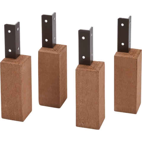 Evolar Opstelvoetjes Airco Omkasting Tropical Teak WPC