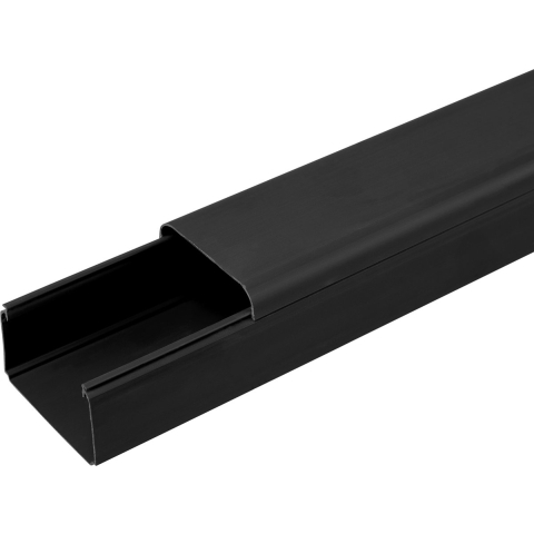 Evolar Airco leidinggoot Zwart -90 x 65 MM - Lengte 1 Meter