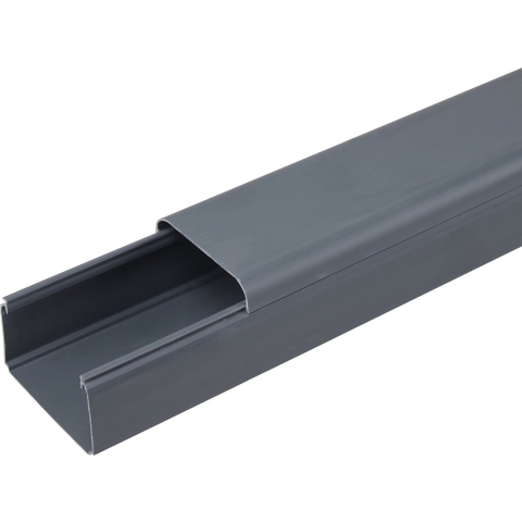 Evolar Airco leidinggoot Donker Antraciet -90 x 65 MM - Lengte 1,5 Meter
