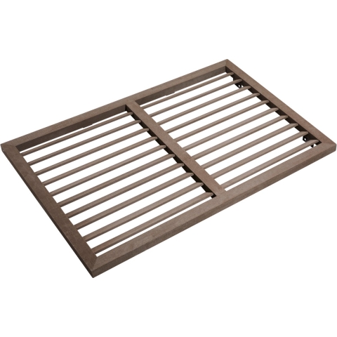Evolar WPC Achterplaat voor Airco Omkasting Walnut Grey Small