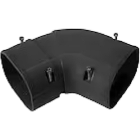 Evolar Airco Verticale Verstelbare Bocht - Zwart - 75x63 MM - 45°~90°