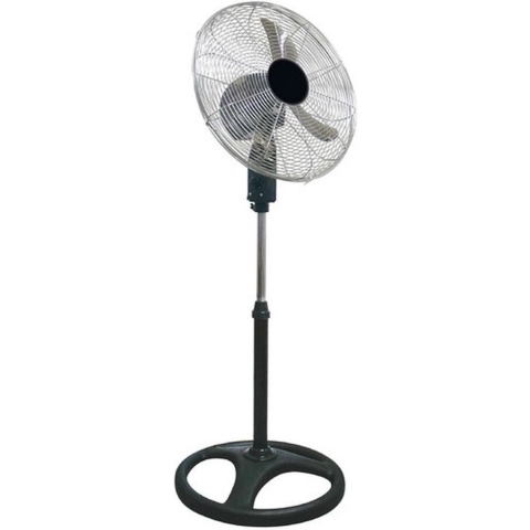 Evolar EVO-18SP Statiefventilator - 46 cm - 75 W - Chroom/Zwart