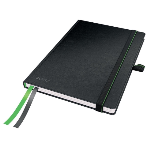 Leitz 44770095 Notitieboek Geruit Zwart Aantal paginas: 80 DIN A5