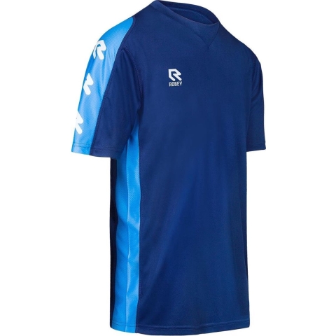Robey RS1021 Performance Shirt - Navy/Sky Blue - XXXXL