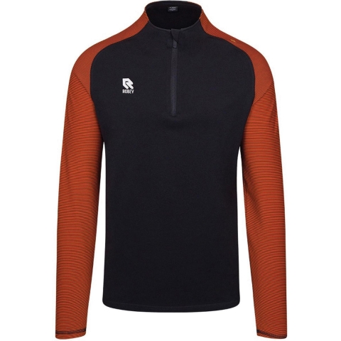 Robey RS3004 Performance Half-Zip Top - Black/Orange - XL