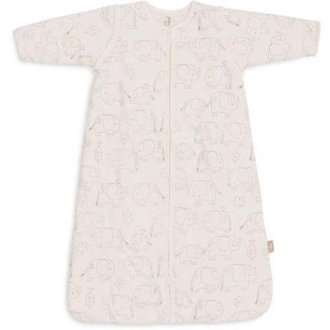 Slaapzak Jollein Afritsbare Mouw Elephant Tales 90cm