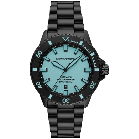 Emporio Armani AR60084 Heren Horloge 42mm - Zwart
