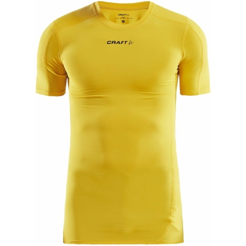 Craft 1906855 Pro Control Compression Tee Unisex - Yellow - XS