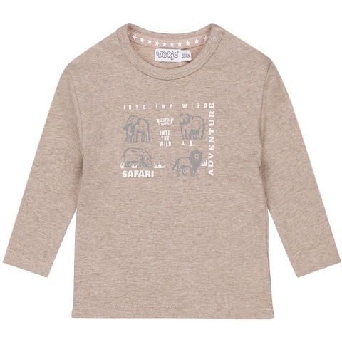 Shirt Longsleeve Dirkje Safari Friends Faded Brown
