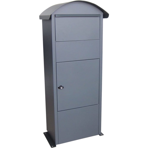 V-part - Brievenbus Victorian - Galvanized Steel Powder Coated - mat antraciet - Brievenbus