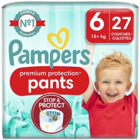 3x Pampers Premium Protection Luierbroekjes Maat 6 (15kg+) 27 stuks