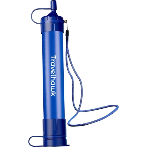 Travelhawk Water Filter Straw XL - Waterfilter - Waterfles - Outdoor life - Survival - BPA-vrij - Filtert 4000L