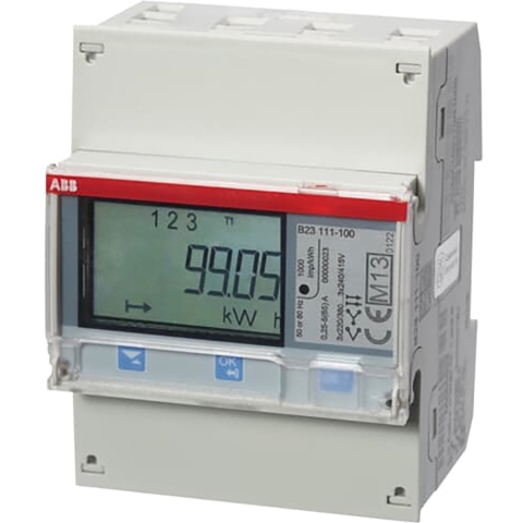 ABB B23 111-100 kWh-meter 3-fasen 1 stuk(s)