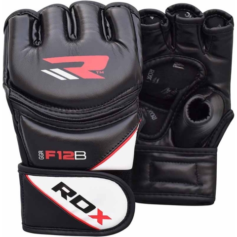 RDX Sports Grappling Gloves - Zwart - L