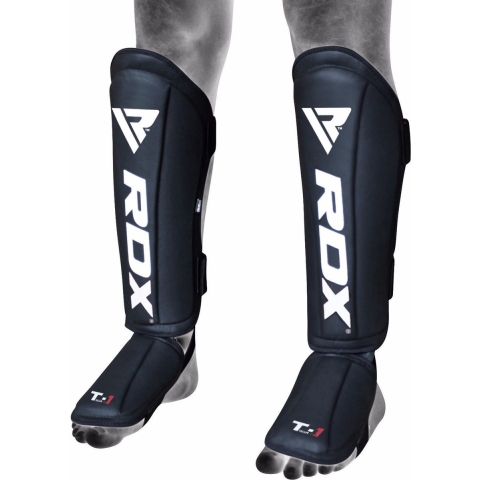 RDX Sports Scheenbeschermers Shin Instep King - Zwart - M