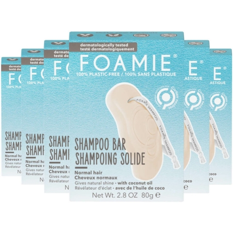 6x Foamie Shampoo Bar Shake Your Coconuts (Normaal Haar)