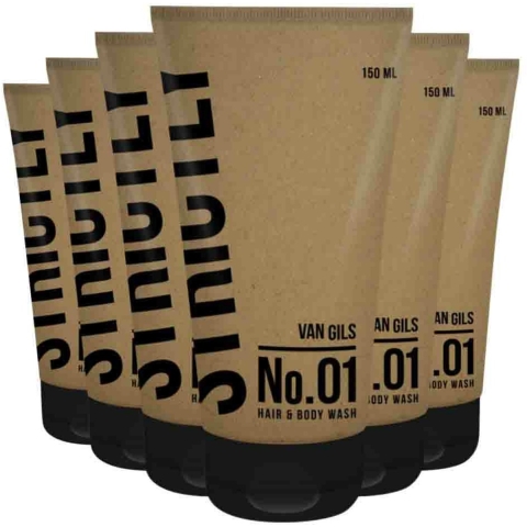 6x Van Gils Strictly No.01 Douchegel 150 ml