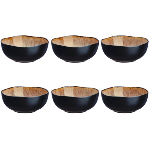 Kom IRISØ16,5cm - 6 stuks - Wildbruin