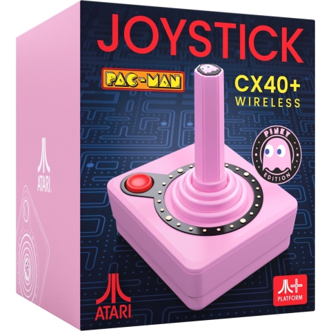 Pac-Man CX-40+ Wireless Joystick - Pink (Pinky Edition)