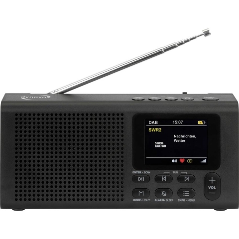 Dynavox Wereldontvanger DAB+, FM Bluetooth, DAB+ Zwart