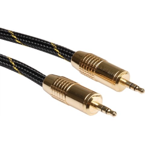 ROLINE GOLD audio kabel 3,5mm Male/Male, 2,5 m