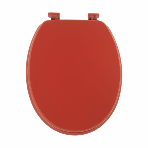 Tendance Toiletbril Breeze - rood - MDF hout - universeel - standaard wc bril -
