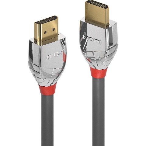 LINDY 37872 HDMI-kabel HDMI Aansluitkabel HDMI-A-stekker, HDMI-A-stekker 2.00 m Grijs 4K UHD