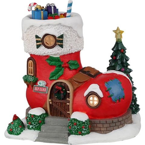 No. 3 Elf Lane B/O (3V) Kerst - Lemax