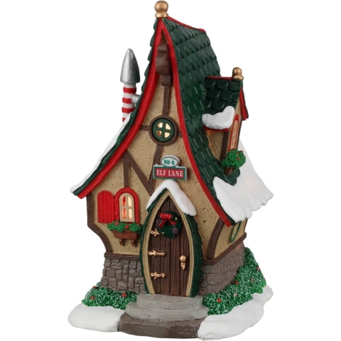 No. 4 Elf Lane B/O (3V) Kerst - Lemax
