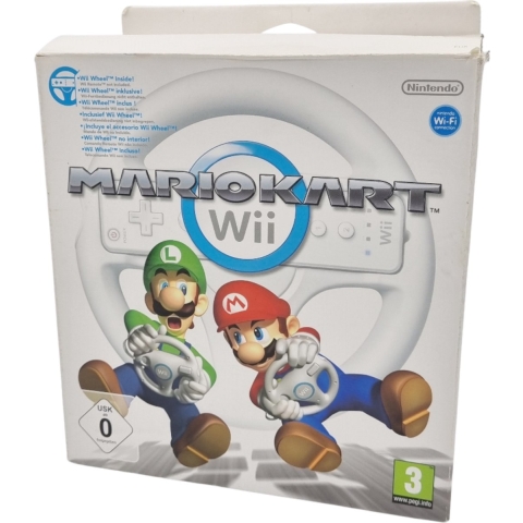 Mario Kart Wii + Wheel