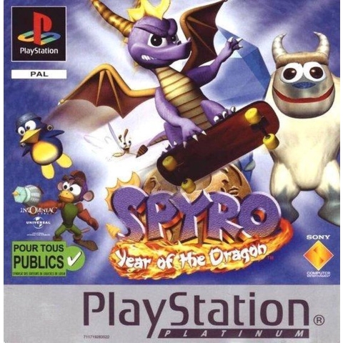 Spyro: Year Of The Dragon (platinum)