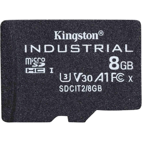 Kingston Industrial microSDHC-kaart 8 GB Class 10 UHS-I
