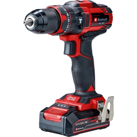 Einhell TE-CD 18/44 Li-i (1x2,5Ah) Power X-Change Accu-klopboor/schroefmachine 2 snelheden Incl. accu, Incl. lader