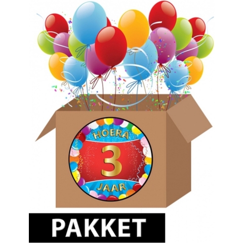 3 jaar versiering voordeel pakket -