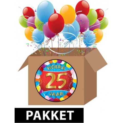 25 jaar versiering voordeel pakket -